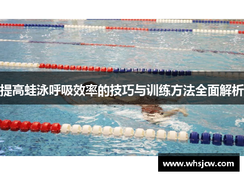提高蛙泳呼吸效率的技巧与训练方法全面解析
